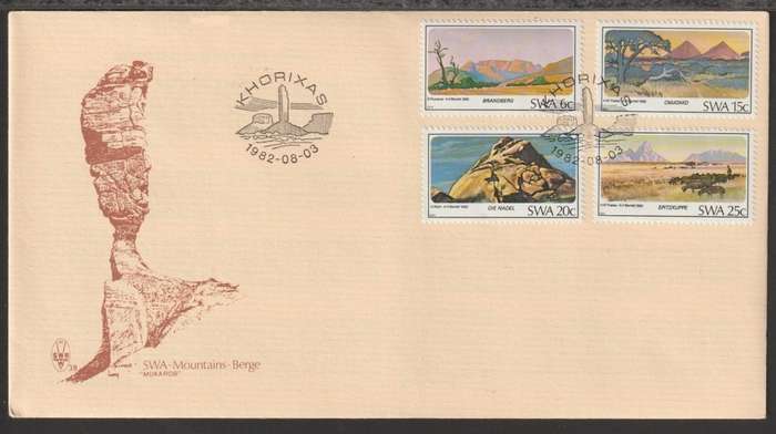 SWA-FDC NO 38 Mountains 1982
