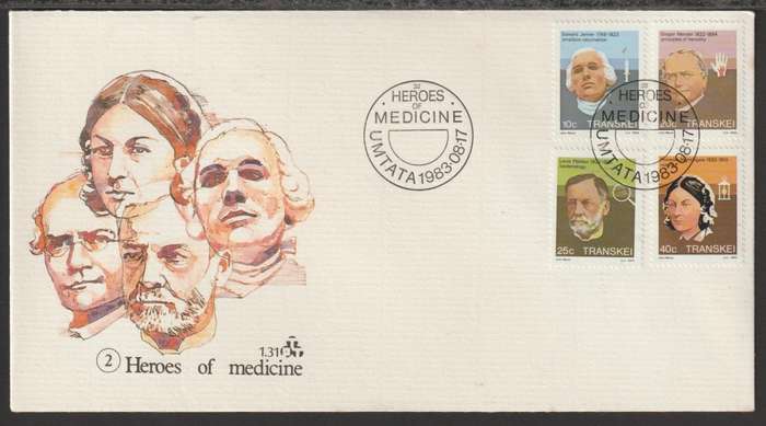 Transkei FDC No 1.31 Famous People of Medicine 1983
