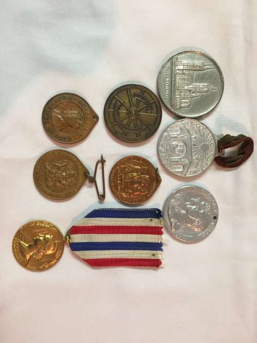Collection of Various medals and  Medallions