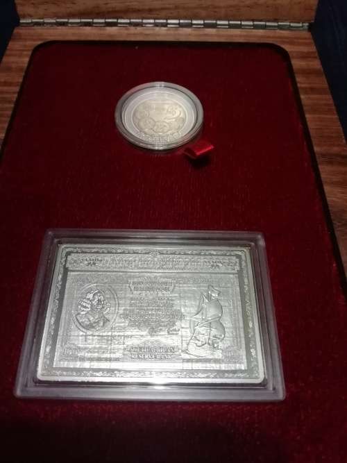 2011 SARB 90th ANNIVERSARY STERLING SILVER SET,