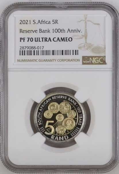2021 Reserve Bank 100th Anniversary NGC Graded PF70 Ultra Cameo (Top pop)