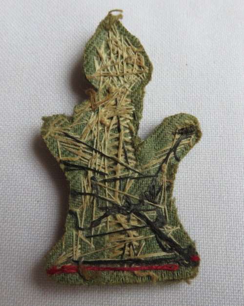 ITALIAN WW2 BULLION EMBROIDERED FASCIST HAT BADGE