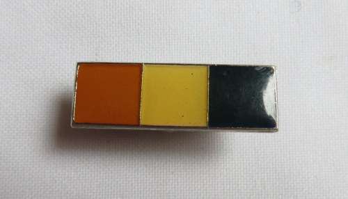 SA ARMOUR BERET BAR-ONE PIN-ORANGE,WHITE,BLUE