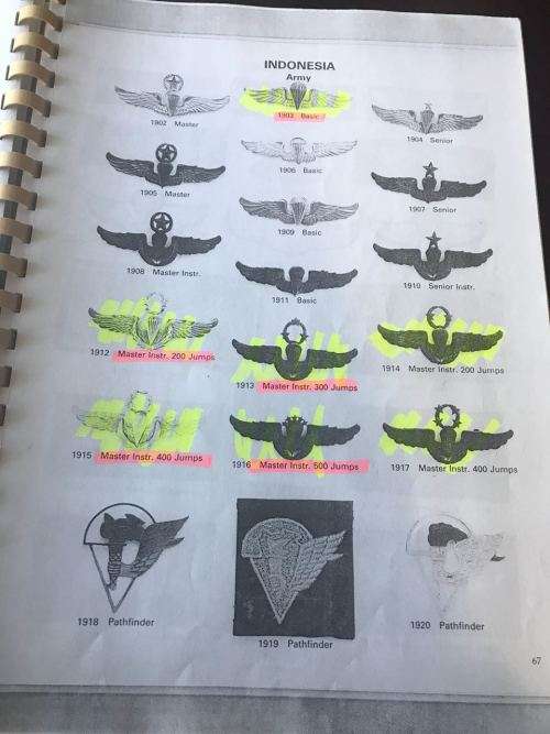 BRAGG & TURNER PARACHUTE WINGS BY PETER A HEIMS PUBLICATIONS-SPIRAL BOUND-100 PAGES