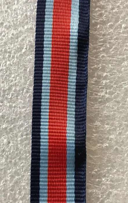 MINIATURE MILITARY MERRET MEDAL RIBBON-SOLD IN 15 CM PIECES