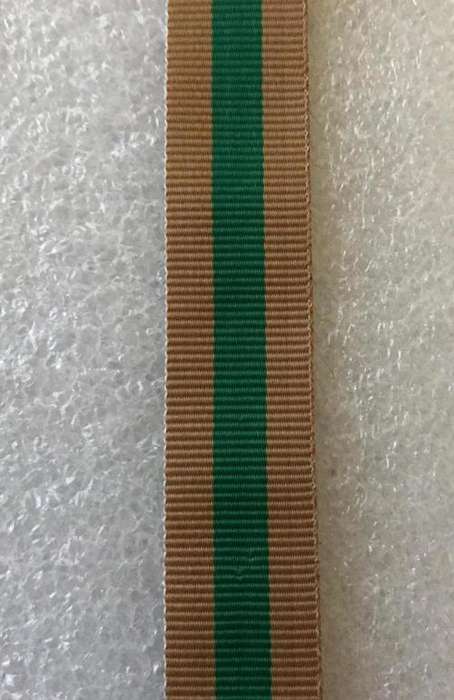 SADF MINIATURE GOOD SERVICE MEDAL RIBBON FOR 10 YEARS