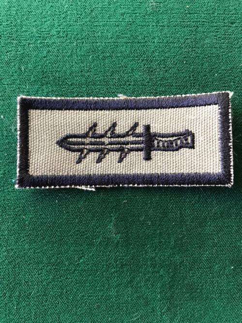 MECHANIZED BATTALION CLOTH OPERATION PARTICIPATION BREAST BADGE