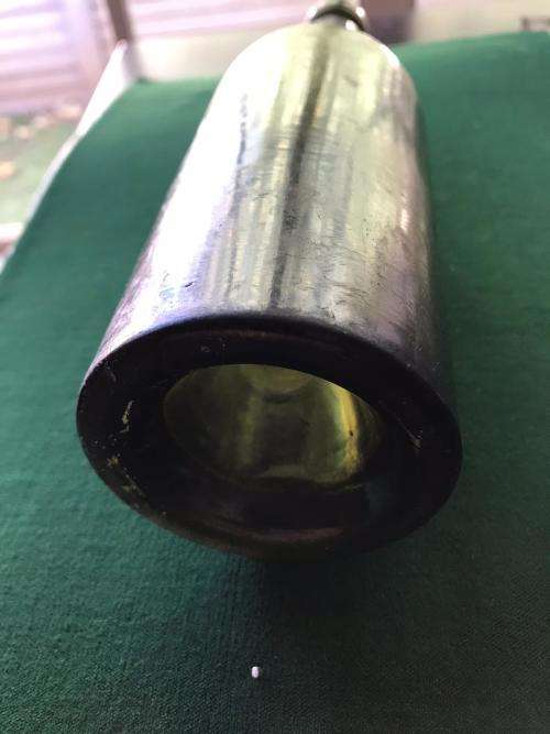 EARLY BEER BOTTLE-NO MARKINGS-END 1800`S-1900-HEIGHT 23CM