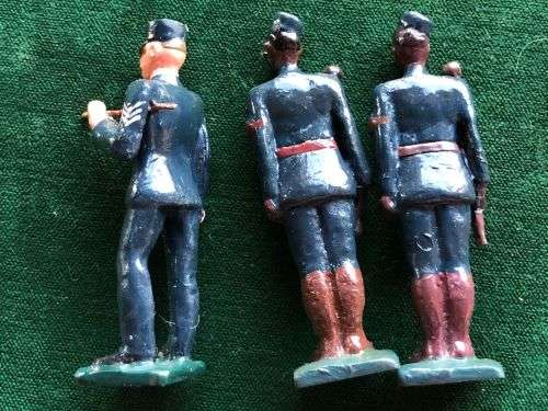 SET OF 6 LEAD SOLDIERS MADE BY WELL KNOWN ARTIST IAN STEWART-BOER WAR DURBAN BOROUGH POLICE C 1900-A