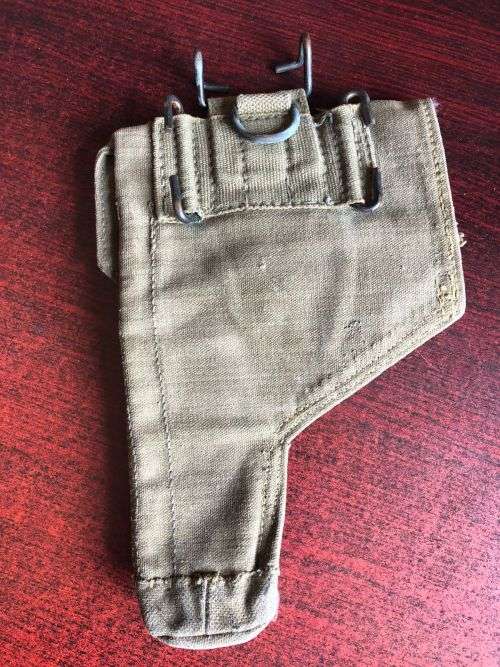 RHODESIAN PATTERN 64 WEBBING HOLSTER -OFFICERS