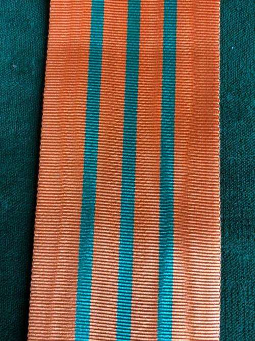 FULL SIZE STAR OF SOUTH AFRICA (SSA) MEDAL RIBBON-WIDTH 45M -SOLD IN LENGTH OF 15 CM