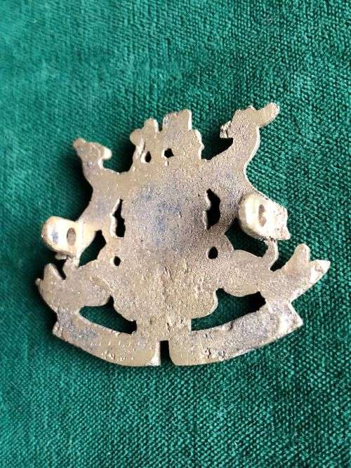 SA ENGINEERS CAP BADGE (CASTING)-WORN 1922-1938- 2 LUGS