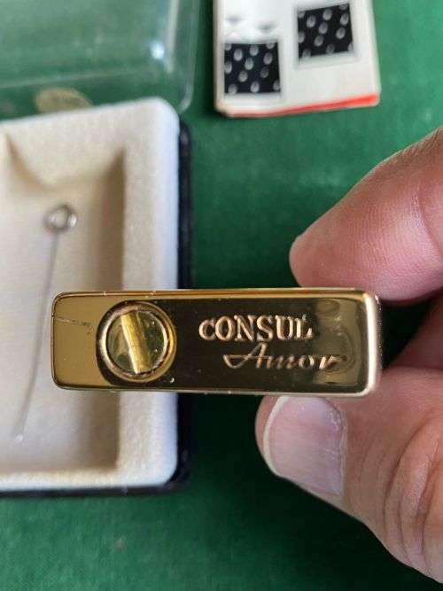 VINTAGE POCKET PERFUME ATOMIZER- CONSUL AMOR- 1950`S W. GERMANY