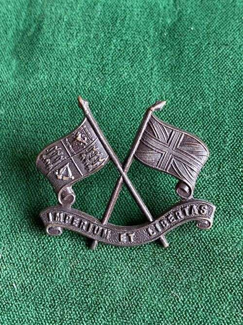 IMPERIAL LIGHT HORSE-BRONZE CAP BADGE-WORN 1913-1939- 2 LUGS