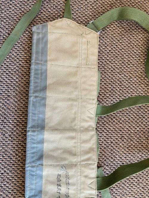 RHODESIAN BUSH WAR USED ORIGINAL AND VERY SCARCE CHI COM TYPE 63 BANDOLIER IN GOOD CONDITION-THE TYP