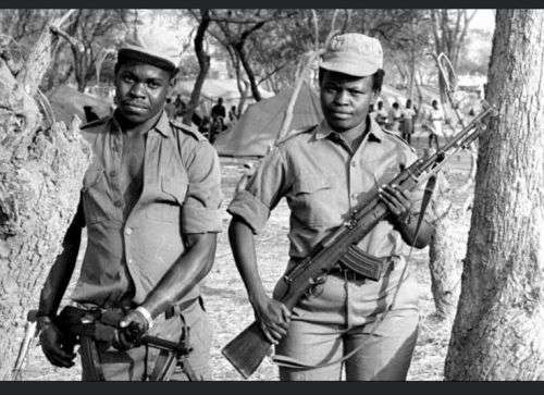 RHODESIAN BUSH WAR USED ORIGINAL AND VERY SCARCE CHI COM TYPE 63 BANDOLIER IN GOOD CONDITION-THE TYP