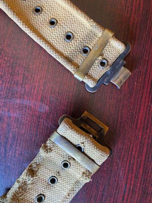 RHODESIA PATTERN 63 WEBBING BELT-EXTENDED LENGTH 116 CM