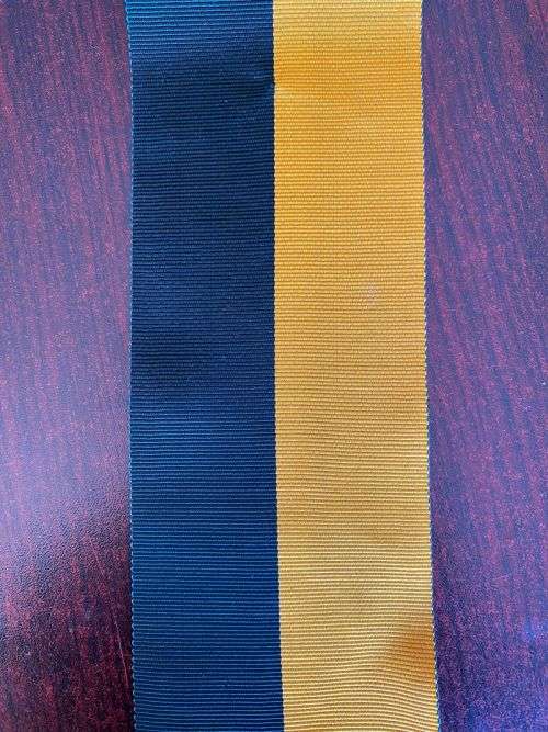 LIGHT HORSE REGT. RIBBON WIDTH 65MM-SOLD IN LENGTHS OF 15 CM-UNCUT PIECES CAN ALSO BE PURCHASED
