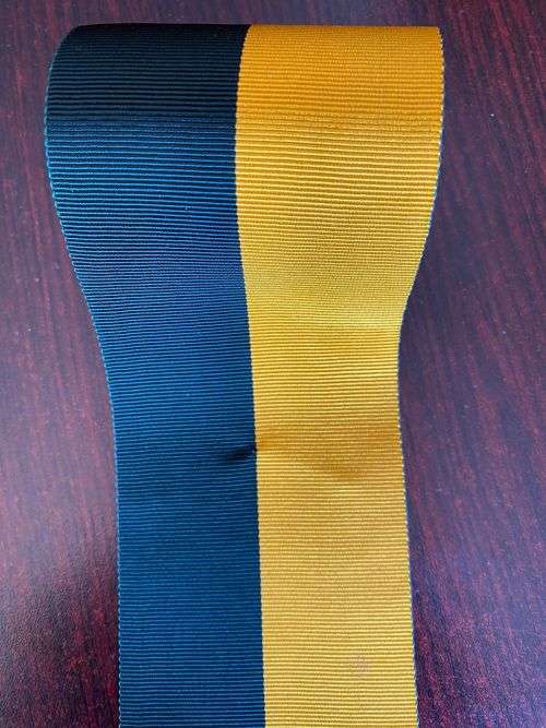 LIGHT HORSE REGT. RIBBON WIDTH 65MM-SOLD IN LENGTHS OF 15 CM-UNCUT PIECES CAN ALSO BE PURCHASED