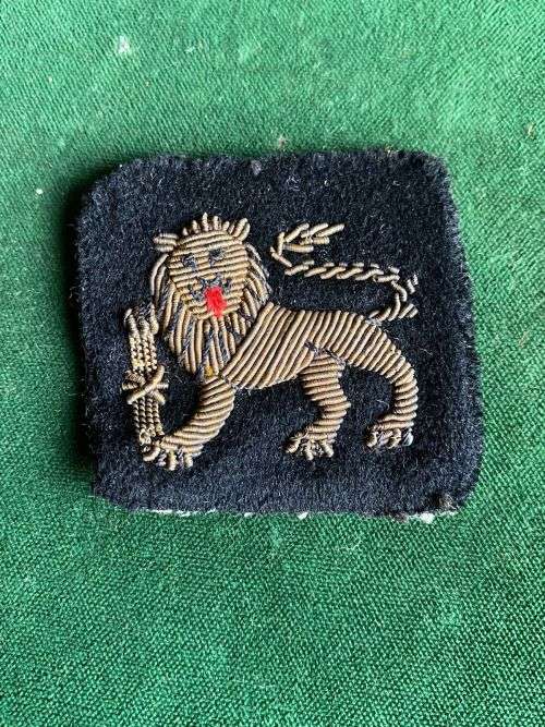 SA NAVY CHIEF PETTY OFFICERS SLEEVE BADGE BULLION EMBROIDERED