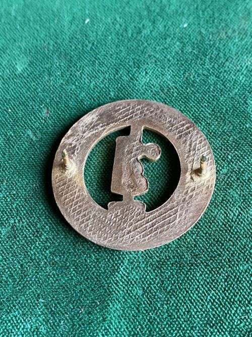 ARMY BATTLE SCHOOL INSTRUCTORS BRASS BREAST BADGE- 2 PINS