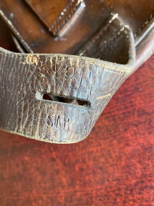 SADDLE POUCHES C111G-MARKINGS FOR CAPE COLONIAL GOVERNMENT-PRE 1910-USED BY THE CAPE MOUNTED POLICE