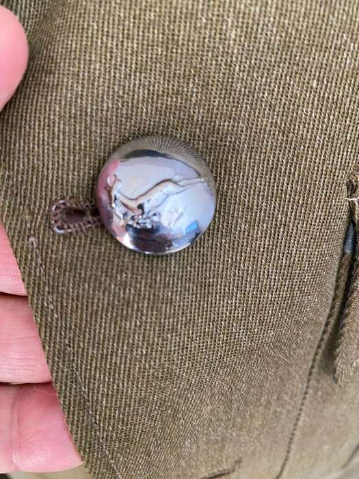EARLY SA INFANTRY TUNIC JACKET-SIZE LARGE-MEASURES 52 CM ARMPIT TO ARMPIT