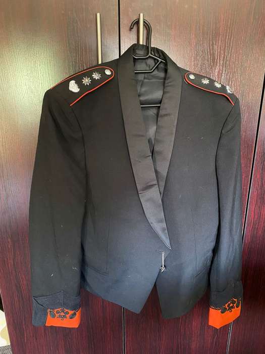 SA INFANTRY MESS DRESS JACKET-SIZE MEDIUM-MEASURES 55 CM ARMPIT TO ARMPIT