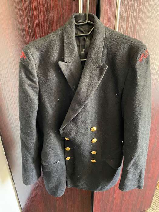 EARLY NAVY WINTER UNIFORM JACKET-SIZE SMALL-MEASURES 45 CM ARMPIT TO ARMPIT-GOOD CONIDTION
