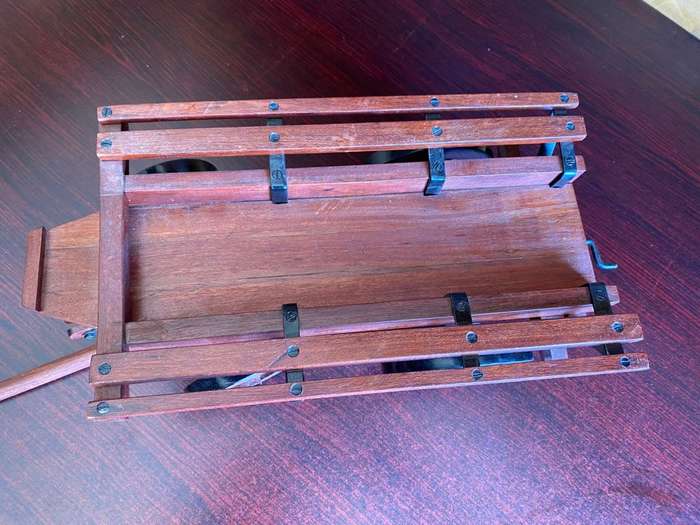OSSEWA WAGON-WELL MADE-MEASURES 34X18 CM-HEIGHT 12,5 CM