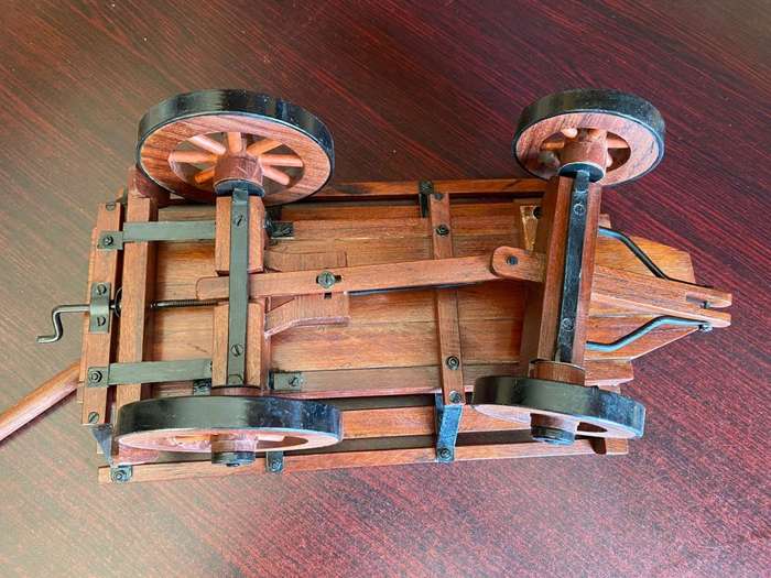OSSEWA WAGON-WELL MADE-MEASURES 34X18 CM-HEIGHT 12,5 CM