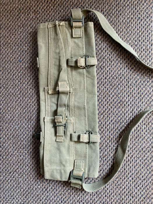 PATTERN 63,RHODESIAN GROUND SHEET HOLDER-MAKER MARKED AND DATED-UNUSED CONDITION