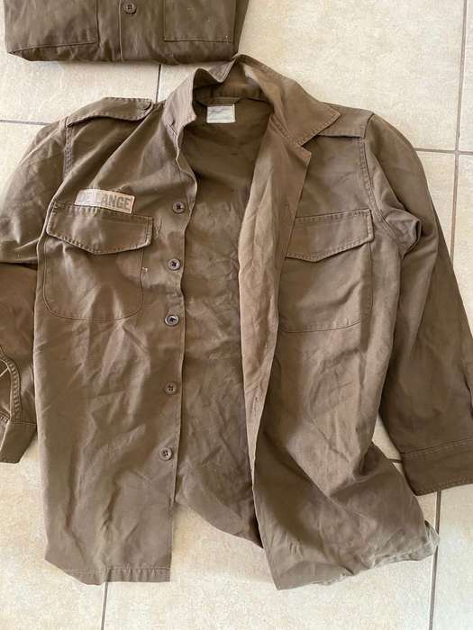 SADF NUTRIA,LONG SLEEVE SHIRTS-2 SOLD TOGETHER-GOOD CONDITION-SIZE MEDIUM-MEASURES 55 CM ARMPIT TO A