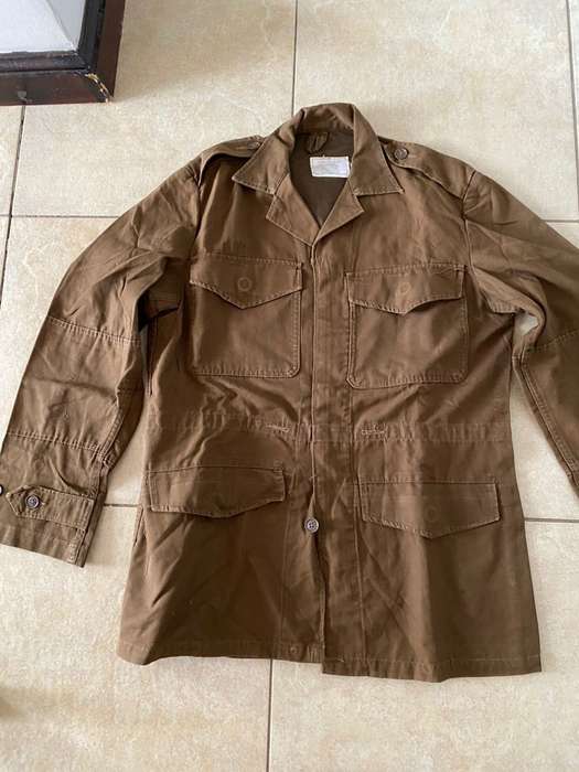 SADF BORDER WAR PERIOD BUSH JACKET A SIZE MEDIU-57 CM ARMPIT TO ARMPIT AND LONG SLEEVE SHIRT ALSO S
