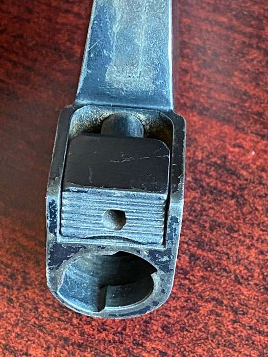 BRITISH NO 9 MK1 BAYONET-ISSUED TO THE ROYAL NAVY BECAUSE THEY RETAINED THE NO 4 RIFLE FOR SOME TIME