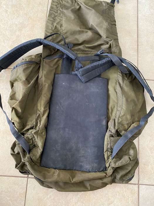 RECCE OLIVE GREEN/NIEMOLLER,3 DAY BACK PACK INTERNAL FRAME-VERY SCARCE-COMBAT USED AND NOT IN PERFEC