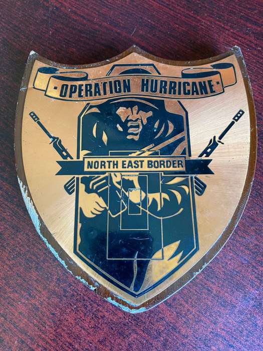 RHODESIAN PLAQUE-OPERATION-HURRICANE -NORTH EAST BORDER