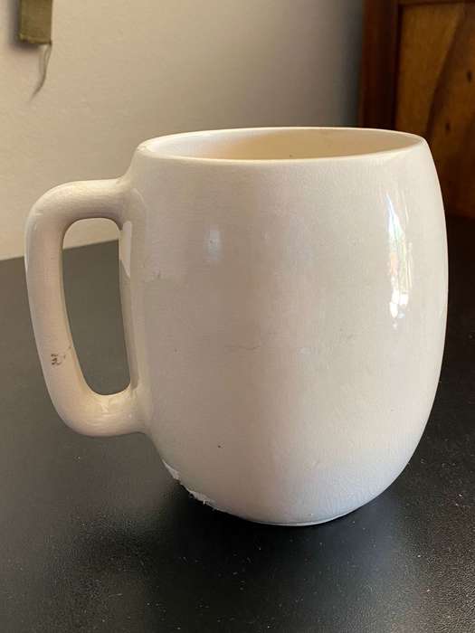 WW2 POW-ITALIAN MUG-HEIGHT 13CM-DIAMETER AT THE TOP 9CM-GOOD CONDITION WITHOUT CHIPS & CRACKS