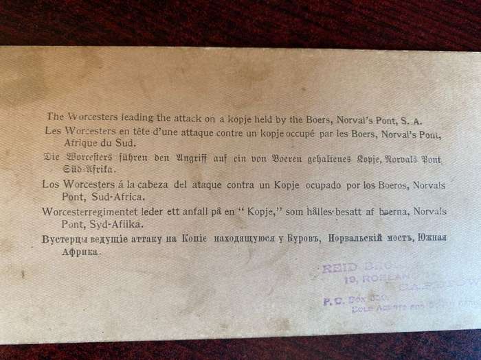 BOER WAR STEREO SCOPIC SLIDES -2 SOLD TOGHETHER
