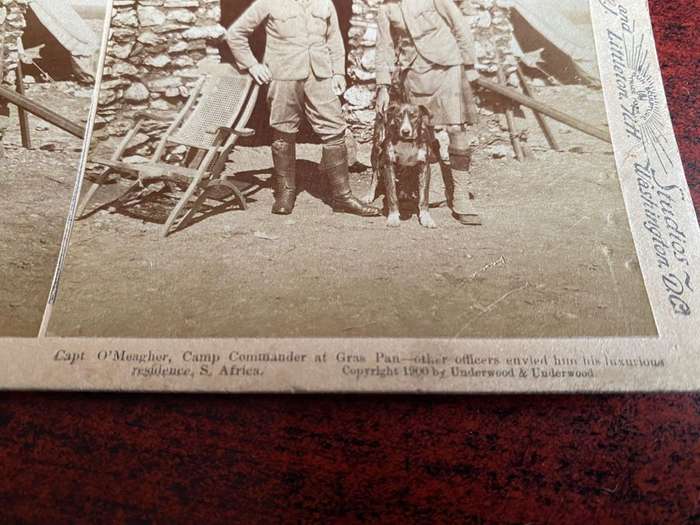 BOER WAR STEREO SCOPIC SLIDES -2 SOLD TOGETHER