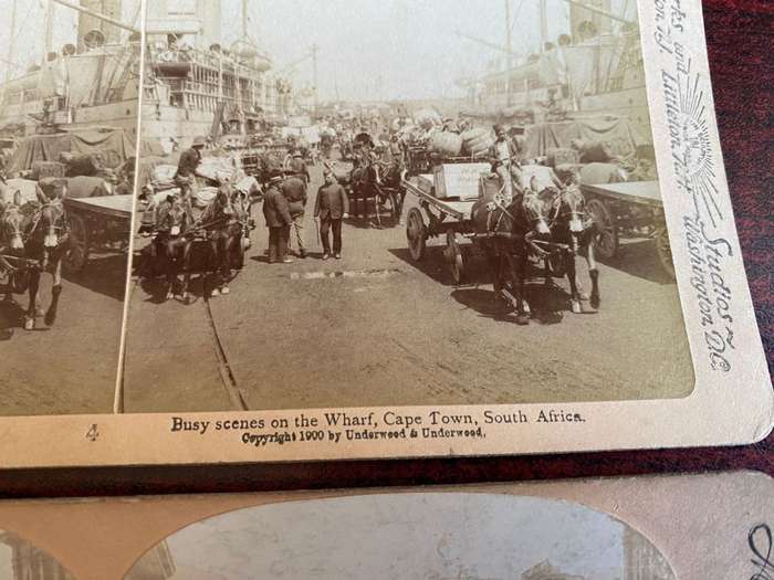 BOER WAR STEREO SCOPIC SLIDES-2 SOLDL TOGETHER