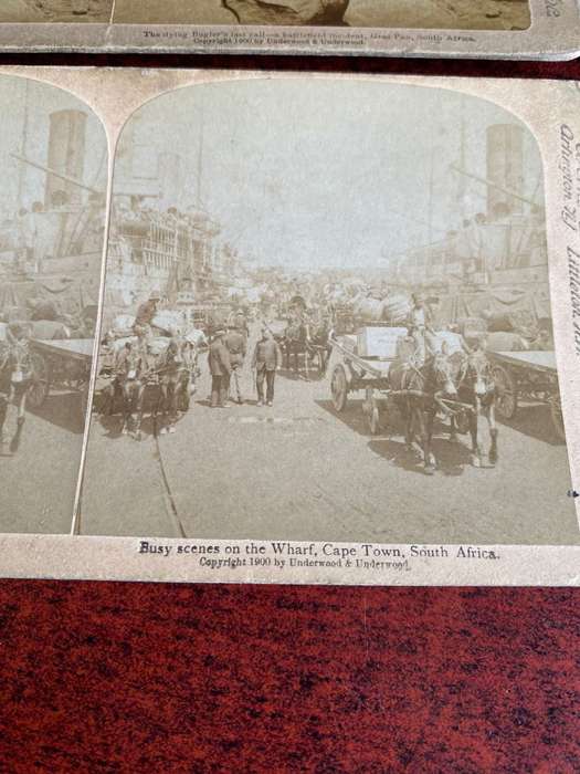 BOER WAR STEREO SCOPIC SLIDES -2 SOLD TOGETHER