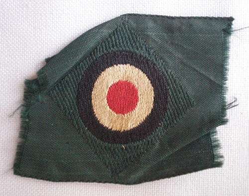 GERMAN ARMY REICH SKOKADE WOVEN IN A SINGLE PATCH FROM RAYON-ORIGINAL