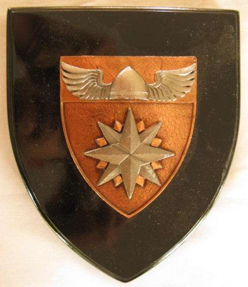 NO. 5675)  4 RECCE WALL PLAQUE - RESTRIKE - NOT ORIGINAL PERIOD ITEM.