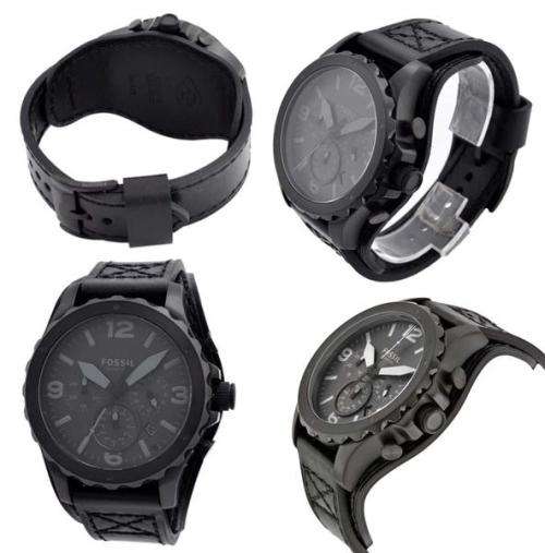 FOSSIL NATE Gents Chronograph Watch Brand new in Box ++AWESOME BLACK IP BEAST!!++VALUE R3999.99