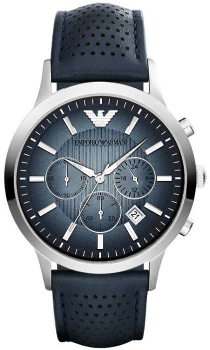 EMPORIO ARMANI RENATO CHRONOGRAPH WATCH-EXQUISITE STYLE AND ELEGANCE++BRAND NEW++NO BOX++