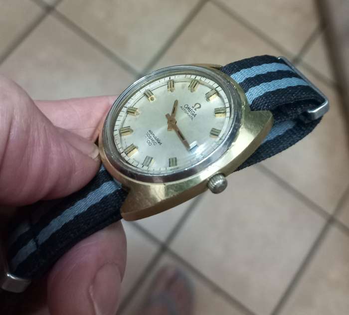 **WOW WORKING**OMEGA AUTOMATIC COSMIC 2000 JUMBO 39MM***READ***.