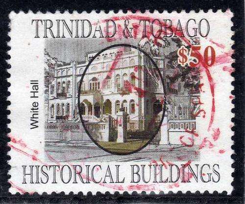 TRINIDAD AND TOBAGO 2007 HISTORICAL BUILDINGS $50 FINE USED. SG 1133. CAT 16 POUNDS.