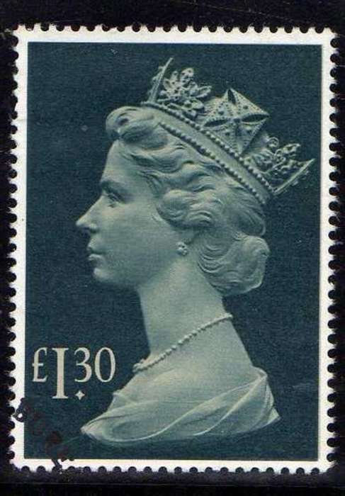 GREAT BRITAIN 1983 1,30 POUND DEFIN V.F.USED. SG 1026b. CAT 6 POUNDS.