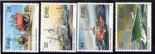 IRELAND 1991 "FISHING FLEET" SET OF 4 UMM. SG 819-822. CAT 5 POUNDS.